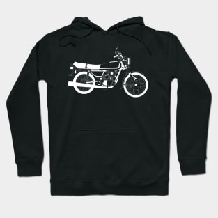 Honda GL100 White Outline Hoodie